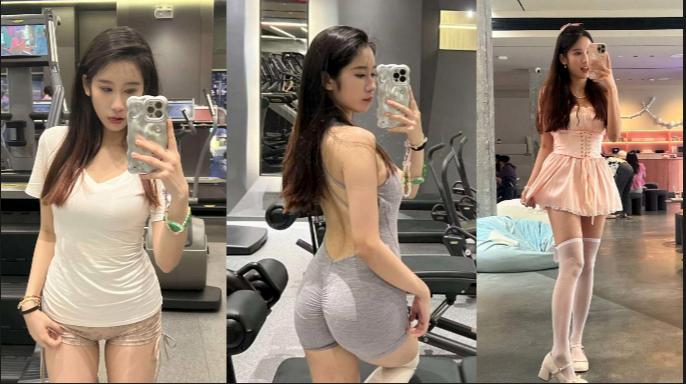 热爱运动的健身反差婊锻炼出超性感蜜桃臀，只为接受广大狼友们用大屌抽插调教