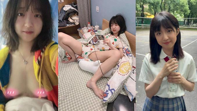 清纯可爱小嫩妹分手后惨遭男友报复性曝光私密照和性爱视频