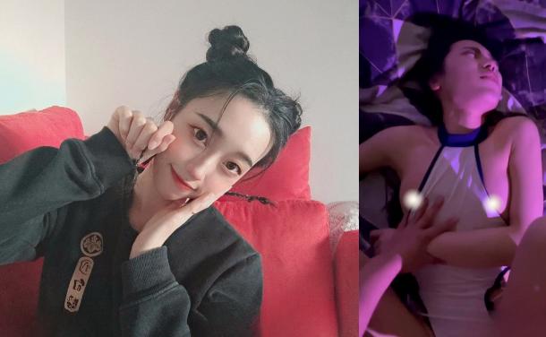 上海美术学院【李婷】超高颜值学生妹翘着美臀舔屌吃鸡，被大屌无套后入暴力抽插