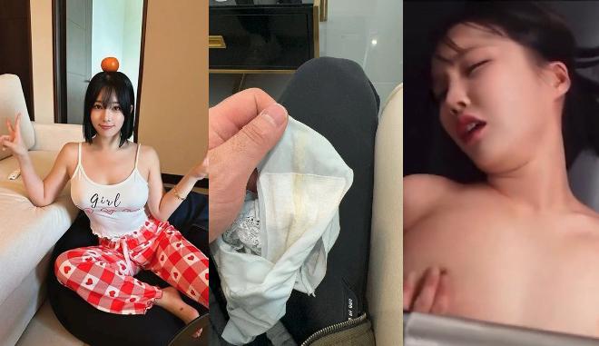 深圳超靓医美讲师【李珍珍】被健身教练勾引爆操，原味内裤被教练发到群内炫耀视频遭曝光