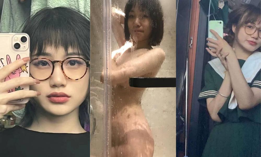 柳州仙桃职业技术学院短发眼镜妹【艾楚楚】私下找金主绿男友10次以上性爱视频大曝光