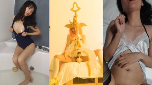 反差小情侣在私下玩COS寻刺激，小女友穿着各式各样的jk瑜伽服等主动翘臀给鸡吧后入打桩