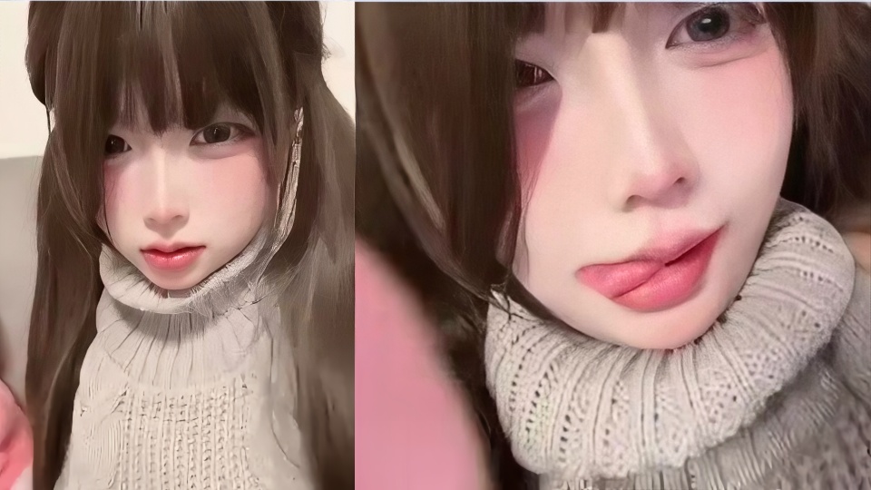 b站芝士妹妹u私拍视频流出！清纯嫩妹面孔下想不到这么骚！！