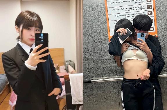 韩国情侣居家性爱自拍泄密遭曝光，可爱的脸蛋配合曲线柔弱的身材和反差视频完美诠释