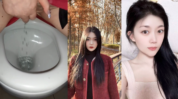 瓜友投稿良家人妻【陈璐】商场厕所偷腥，痴汉炮友粗暴侵犯粉穴，放尿吞精玩到喷水高潮