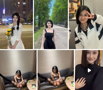 短发高颜值的大学生【郭奕函】，从课堂上的俏皮少女，化身私下里的骚浪母狗，心甘情愿沦为泄欲的玩物！