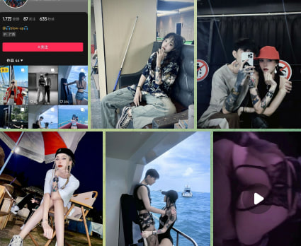 广西纹身妹！抖音 【小叮】 真名『#朱李雅欣』不雅视频 遭渣男曝光！