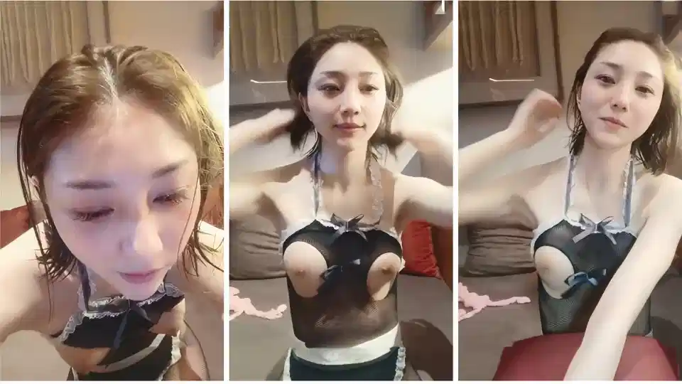 杭州高颜值气质网红【清纯小师妹】，别墅游泳池内渔网情趣装口交，模特身材明星脸，粉鲍长腿极品美乳