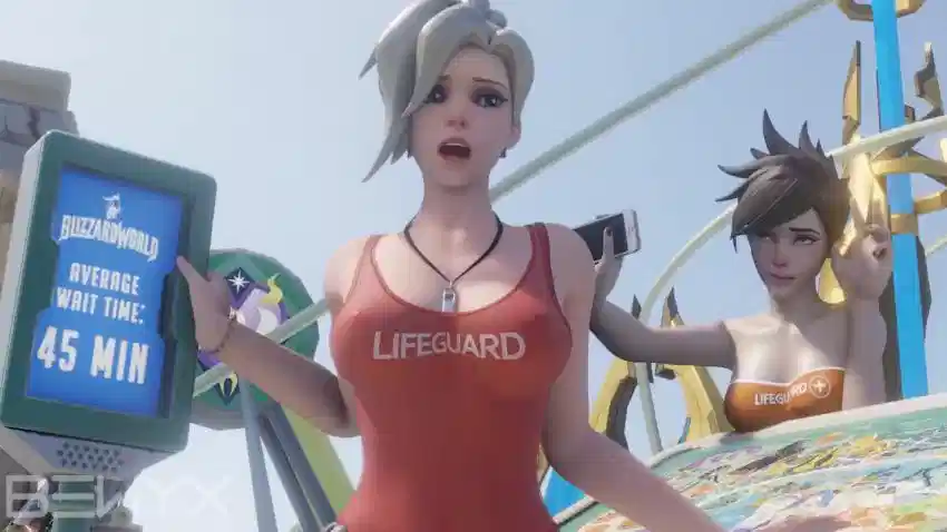 【3D】守望先锋-天使女上位