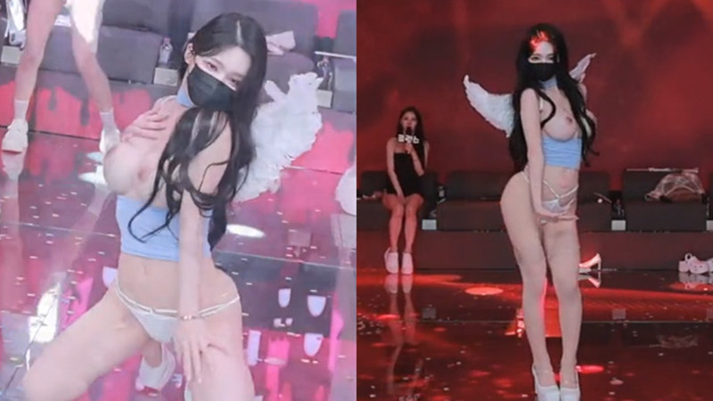 超爆火的韩国jinricp直播大合集，第四季第六集，熊猫班荷娜单人Cut