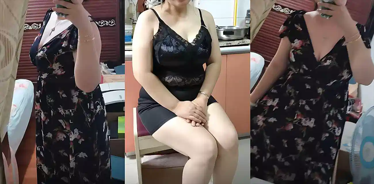 东营利津县大姨裸聊大瓜，五十多岁丰满熟女不甘寂寞，与年轻小伙裸聊自摸被录屏曝光全网疯传