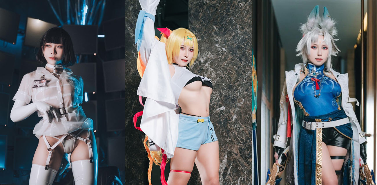 台湾福利姬【Tokar浵卡】COS纲手专注深喉口交，肥臀后入狂啪忍者女王彻底沦陷成肉便器