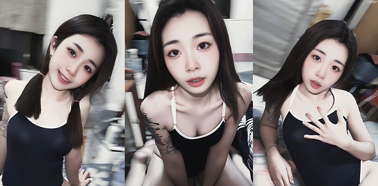 约炮大神爆操21岁纹身学妹【黄欣柔】情趣女仆装丝袜加持诱惑十足，露脸深喉后入狂干反差感直接拉满