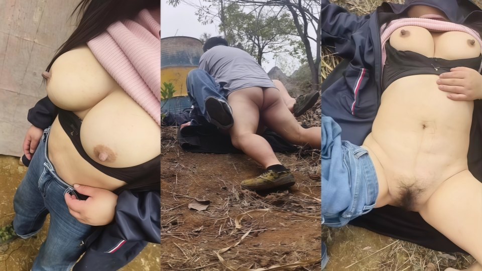 农村巨乳母子-天为床地为被上山操老妈，按在坡上操穴配种