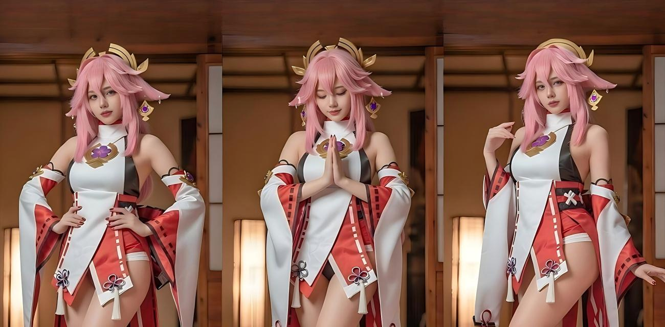 极品福利姬【九言】最新私拍福利，COS八重神子，美乳袒露纤手抚奶，骚浪眼神直勾魂鸡巴瞬间爆炸