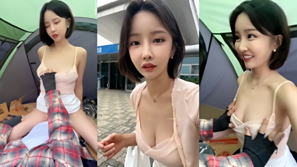 韩国女网红sunwall95 勾引乞丐 帐篷里挨操 又送食